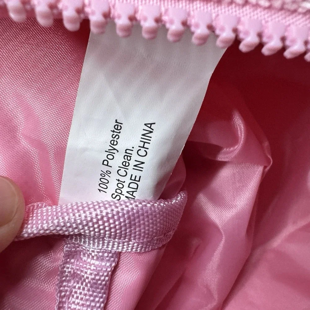 Pink Pouch Terry Cloth Summer Travel Survival Kit bag Kirkland's Home NWT‎ Flaw